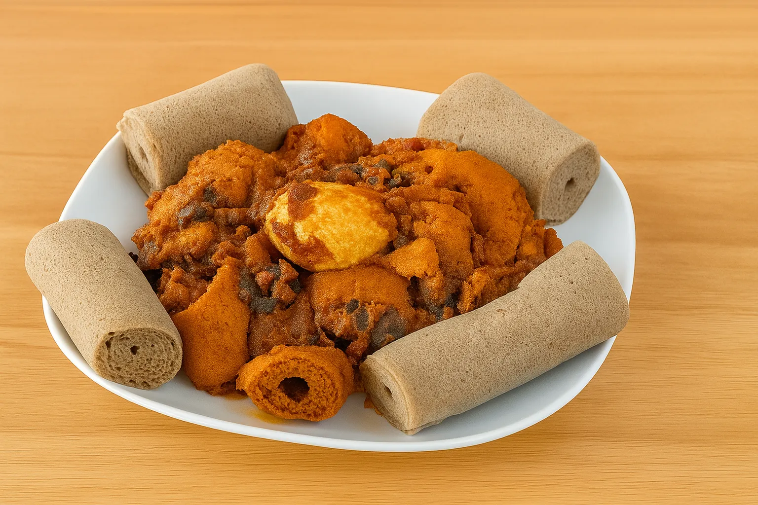 Ethiopian Kita Firfir at Z Infinity Cafe Calgary